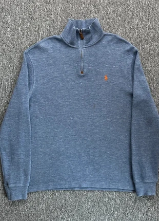 Pull half zip Ralph Lauren Bleu M Homme Coton M #4458, marque: Ralph Lauren, état: Très bon état, taille: M, 40,00 €, 42,70 € Protection acheteurs (Pro) incluse