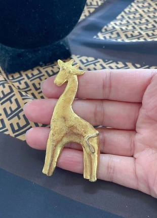 Broche vintage girafe Manon Paris doré., marke: vintage Manon Paris, zustand: Sehr gut, 32,40 €, 34,72 € inklusive Vinted-Käuferschutz