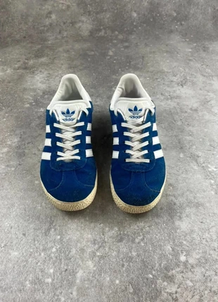 Adidas Gazelle Bleu / Blanc en daim, version vintage rare, merk: adidas, staat: Heel goed, maat: 37.5, € 22,50, € 24,33 inclusief Kopersbescherming