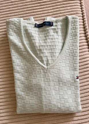 Casual Chic - V - Ausschnitt Pullover, brand: Tommy Hilfiger, condizioni: Nuovo senza cartellino, taglia: M / IT 42 / EU 38, €35.00, €37.45 include la Protezione acquisti