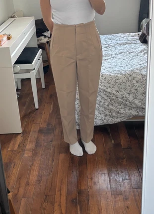Pantalon droit beige, brand: Zara, condizioni: Buone, taglia: L / IT 44 / EU 40, €5.00, €5.95 include la Protezione acquisti