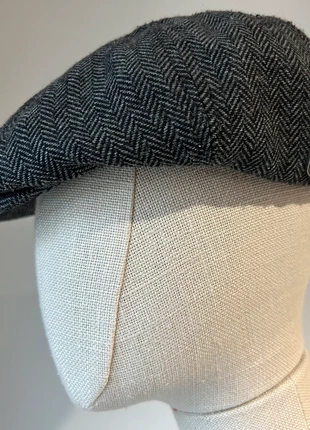 Brixton Brood Snap cap Casquette chevron noir gris T:60cm, marca: Brixton, estado: Muito bom, tamanho: M, €25.00, €26.95 inclui Proteção do Comprador Pro