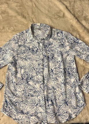 Chemise H&M – Femme – Taille L – Bleu & Blanc – Fluide – Super état – Y2K / Vintage, marque: H&M, état: Très bon état, taille: L / 40 / 12, 5,00 €, 5,95 € Protection acheteurs incluse