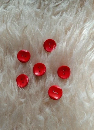 Lot de 6 boutons vintage en parfait état orange, marca: Vintage, estado: Muito bom, €2.00, €2.80 inclui Proteção do Comprador