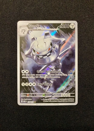 Steelix AR 150/132 Mega évolution, marke: Pokémon, zustand: Neu, 11,89 €, 13,18 € inklusive Vinted-Käuferschutz