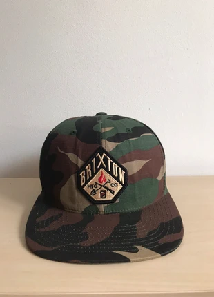Brixton Snapback Cap – Camo, marca: Brixton, estado: Muito bom, tamanho: Tamanho único, €20.00, €21.70 inclui Proteção do Comprador