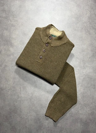 Pull d’hiver en maille Bass kaki - Coton & Acrylic - Taille XXL, brand: Bass, condition: Very good, size: XXL, €15.00, €16.45 includes Buyer Protection