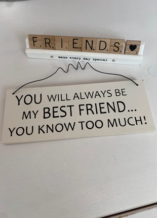 Friends Quote Ornaments, condition: Good, £2.00, £2.80 includes Buyer Protection