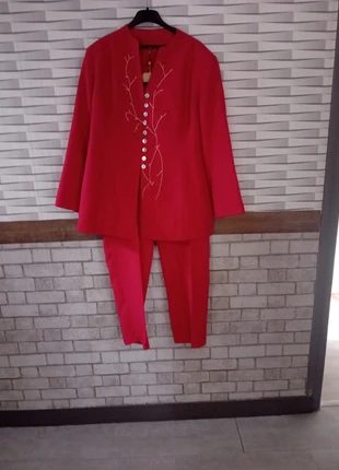 Ensemble pantalon, marque: Sergio di Fiori, état: Neuf sans étiquette, taille: 5XL / 50 / 22, 12,00 €, 13,30 € Protection acheteurs incluse