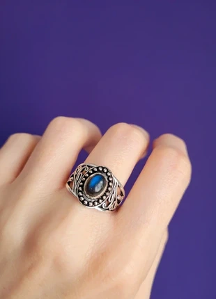 bague avec véritable labradorite, marque: Witch, état: Très bon état, taille: 18,1 mm, 8,00 €, 9,10 € Protection acheteurs incluse