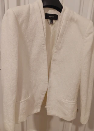 💫Blazer blanc Mango Suit –Éclat & élégance, merk: Mango, staat: Nieuw zonder prijskaartje, maat: M / 38 / 10, € 25,00, € 26,95 inclusief Kopersbescherming