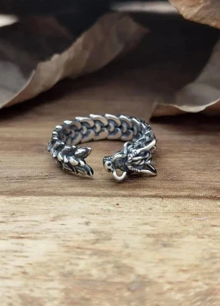 Bague Dragon Asiatique – Acier Inox – Queue en Écailles et Tête Sculptée ajustable, marque: bague, état: Neuf avec étiquette, taille: Ajustable, 8,97 €, 10,12 € Protection acheteurs (Pro) incluse