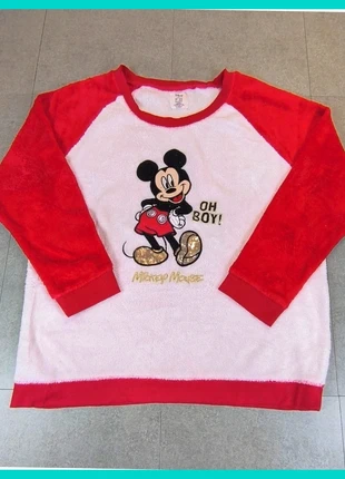 Sweat polaire Disney Mickey Mouse – Femme – Taille L – Rouge / Blanc – Très bon état, marque: Mickey Mouse, état: Très bon état, taille: L / 40 / 12, 8,00 €, 9,10 € Protection acheteurs incluse