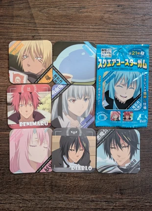 That Time I Got Reincarnated as a Slime Set of 7 Anime Character Coasters 🎨, merk: That time I got reincarnated as a slime, staat: Nieuw zonder prijskaartje, maat: Prematuur, tot 44 cm, € 24,95, € 26,90 inclusief Kopersbescherming