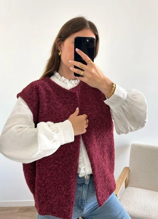 Gilet cardigan de qualité 20% de laine, marca: Boutique Parisienne, estado: Novo sem etiquetas, tamanho: M / 38 / 10, €16.00, €17.50 inclui Proteção do Comprador