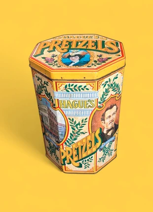 Grande boite en métal vintage Colorée, marque: Vintage Boutique, état: Satisfaisant, 6,50 €, 7,53 € Protection acheteurs (Pro) incluse