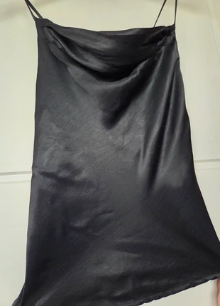 Top noir zara taille S neuf avec étiquette aspect satiné, bretelles ajustables, marque: Zara, état: Neuf avec étiquette, taille: S / 36 / 8, 12,50 €, 13,83 € Protection acheteurs incluse