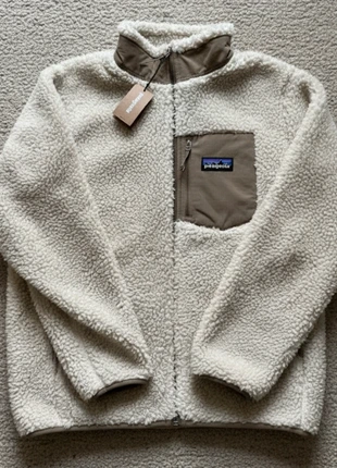 Chaqueta Forro Polar de Borrego Patagonia Beige, marque: Patagonia, état: Neuf avec étiquette, taille: M, 105,00 €, 110,95 € Protection acheteurs incluse