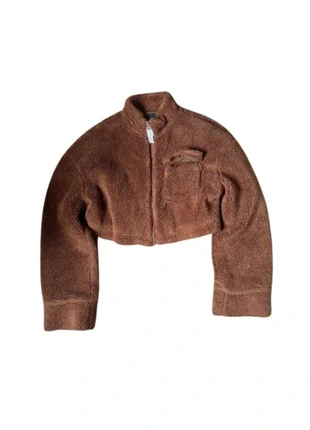 Giacca Teddy Crop Marrone, marque: Vintage Dressing, état: Neuf sans étiquette, taille: M / 38 / 10, 9,00 €, 10,15 € Protection acheteurs incluse