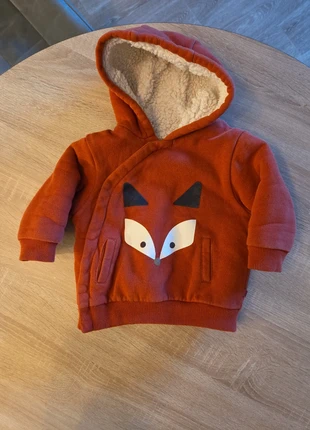 Veste orange Renard, brand: Obaïbi, condizioni: Ottime, taglia: 9-12 mesi / 74 cm, €2.50, €3.33 include la Protezione acquisti