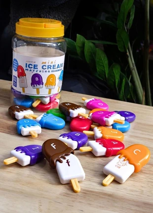 Mini Ice Cream Alphabet Matching Game Educational Toy, brand: Unbranded, condition: Very good, size: One size, £9.49, £10.55 includes Buyer Protection Pro