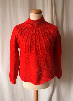 Pull rouge en maille - Mango - Taille 36, brand: Mango, condition: Very good, size: S / 36 / 8, €7.00, €8.05 includes Buyer Protection