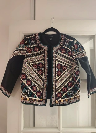 Veste noire brodée, brand: Atmosphere, condition: Very good, size: S / 36 / 8, €6.00, €7.00 includes Buyer Protection