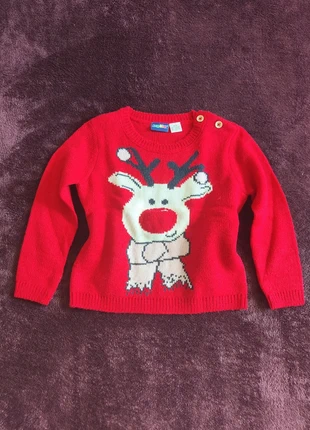 Pull rouge renne noël Lupilu 12 24 mois, marque: Lupilu, état: Très bon état, taille: 18-24 mois / 86 cm, 3,00 €, 3,85 € Protection acheteurs incluse