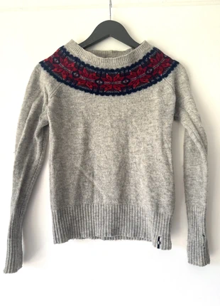 Joli pull à motif en laine d’agneau Le Temps Des Cerises, marque: Le Temps des Cerises, état: Bon état, taille: S / 36 / 8, 5,00 €, 5,95 € Protection acheteurs incluse