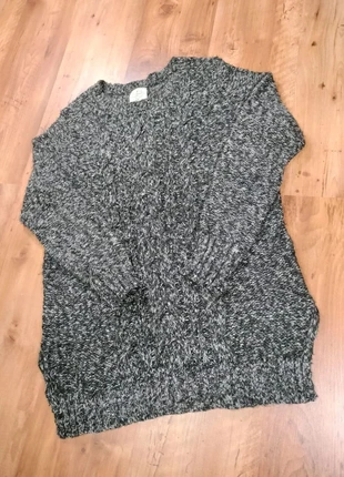 Pull torsadé long St.John's Bay gris chiné femme taille L, brand: St. John's Bay, condition: Very good, size: L / 40 / 12, €8.00, €9.10 includes Buyer Protection