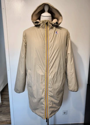 Manteau long parka fourré moumoute K-way Le vrai Eiffel orsetto 3.0 beige taille L mixte 🔥, marque: K-Way, état: Très bon état, taille: L, 225,00 €, 236,95 € Protection acheteurs (Pro) incluse