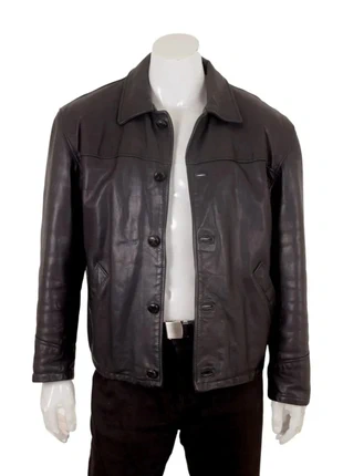 Blouson en cuir noir 1957 Legendary Jacket Firenze – Taille L, brand: 1957 Legendary Jacket, condition: Very good, size: L, €95.00, €100.45 includes Buyer Protection