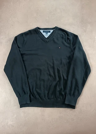 Pull col V Tommy Hilfiger | 100% coton noir | taille XL pour homme, marca: Tommy Hilfiger, estado: Muy bueno, tamaño: XL, 19,90 €, 21,60 € Protección al comprador Pro incluida