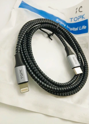 🔌 Câble Topk Usb-C vers iPhone – charge rapide 3A & câble tressé premium, merk: 🔌 Câble Topk Usb-C vers iPhone, staat: Nieuw met prijskaartje, € 4,00, € 4,90 inclusief Kopersbescherming