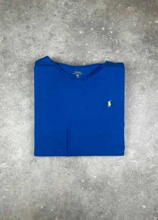 T-Shirt Uni Ralph Lauren / Taille XXL Grande Taille Homme / Bleu Logo Brodé Coton, brand: Ralph Lauren, condition: Very good, size: XXL, €12.20, €13.51 includes Buyer Protection Pro
