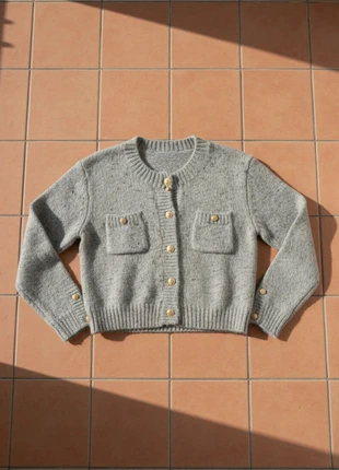 Cardigan Tweed Boutons Dorés Chic Classique Élégant, brand: Lioria, condition: Very good, size: M / 38 / 10, €44.99, €47.94 includes Buyer Protection