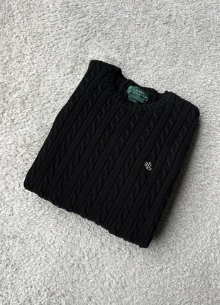 Pull Ralph Lauren Torsadé Col Rond Noir, brand: Ralph Lauren, condition: Very good, size: L / 40 / 12, €45.00, €47.95 includes Buyer Protection Pro