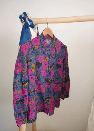 Blouse fleurie, brand: Vintage Dressing, condizioni: Buone, taglia: L / IT 44 / EU 40, €15.00, €16.45 include la Protezione acquisti