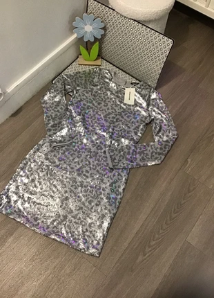 Long sleeve party dress/mini robe/party dress/evening dress, brand: Don't Call Me Jennyfer, condizioni: Nuovo con cartellino, taglia: M / IT 42 / EU 38, €12.00, €13.30 include la Protezione acquisti