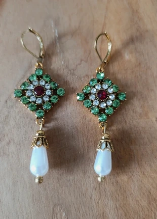 Boucles d'oreilles esprit victorien, état: Neuf sans étiquette, 9,00 €, 10,15 € Protection acheteurs incluse