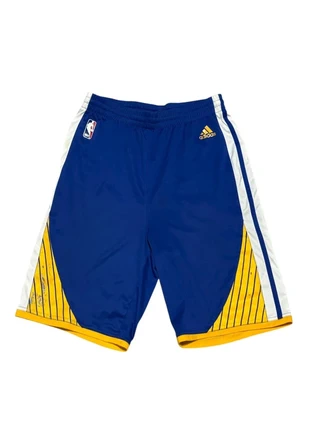 Short de basket NBA X Adidas 2016 bleu jaune blanc, marke: adidas, zustand: Sehr gut, größe: XS, 14,00 €, 15,40 € inklusive Vinted-Käuferschutz