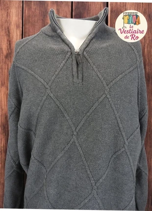 Gilet zippé 3/4 en laine gris épais Chaps Ralph Lauren taille M vintage hiver, marca: Chaps Ralph Lauren, estado: Muy bueno, tamaño: M, 15,00 €, 16,45 € Protección al comprador Pro incluida