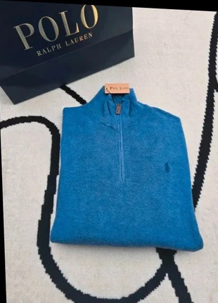 Pull 1/4 zip half zip camionneur Ralph Lauren brodé Taille S bleu Homme Men PULL202, brand: Ralph Lauren, condition: Very good, size: S, €54.99, €58.44 includes Buyer Protection Pro