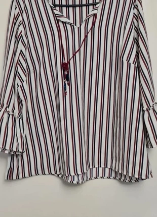 blouse rayé manche 3/4 légère - taille 48, estado: Muy bueno, tamaño: 4XL / 48 / 20, 8,00 €, 9,10 € Protección al comprador incluida