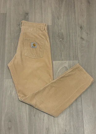 pantalon newel pant carhartt velours côtelé beige taille W27 US 38 FR, marque: Carhartt, état: Très bon état, taille: W28 | FR 38, 50,00 €, 53,20 € Protection acheteurs incluse