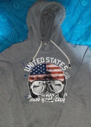 Felpa grigia united states, brand: Unique Vintage, condizioni: Ottime, taglia: M, €8.00, €9.10 include la Protezione acquisti