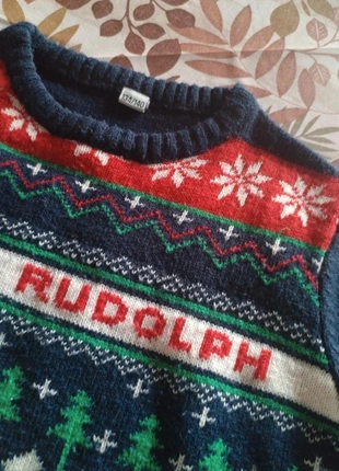 Pull moche de Noël, marque: Primark, état: Bon état, taille: 9 ans / 134 cm, 1,50 €, 2,28 € Protection acheteurs incluse