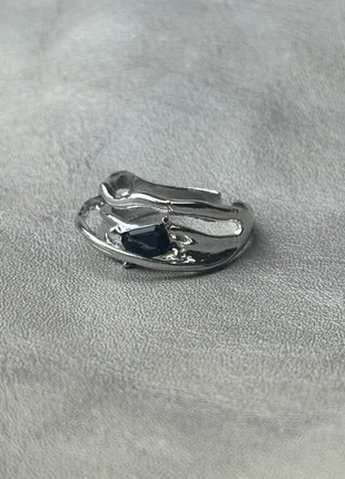 Bague Gothic x Chrome Grunge en acier inoxydable, brand: CHROME, condition: Very good, size: Adjustable, €10.00, €11.20 includes Buyer Protection