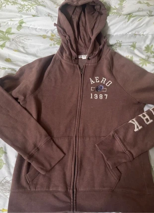 Aeropostale Zip Up, brand: Aéropostale, condition: Good, size: M / US 8-10, $6.00, $7.00 includes Buyer Protection