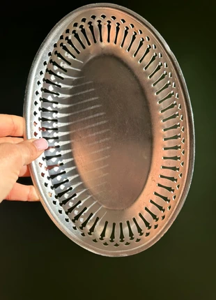 Corbeille vintage en inox – Inoxal France, marque: inoxal, état: Bon état, 15,00 €, 16,45 € Protection acheteurs incluse